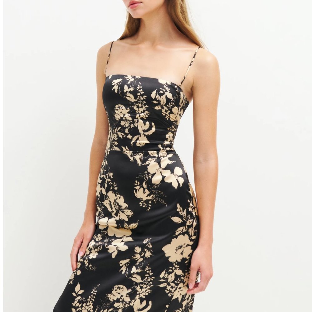 Reformation Frankie Silk Dress - Gisele - Picture 3 of 7